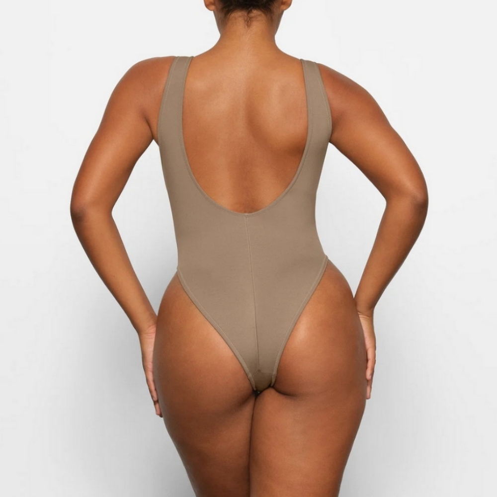SKIMS Sports Swim Scoop Neck One Piece Scuba Swimsuit size 2X - Picture 3 of 8